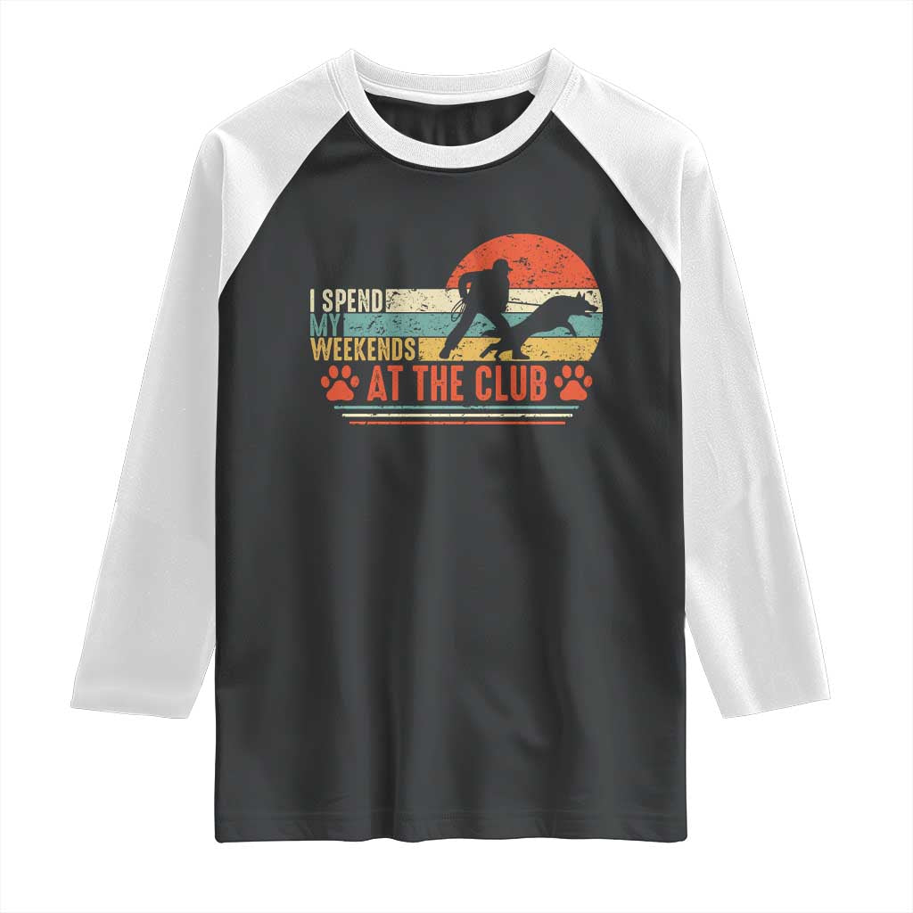 Funny IGP Bite Work Raglan Shirt Schutzhund Dog Training - Wonder Print Shop