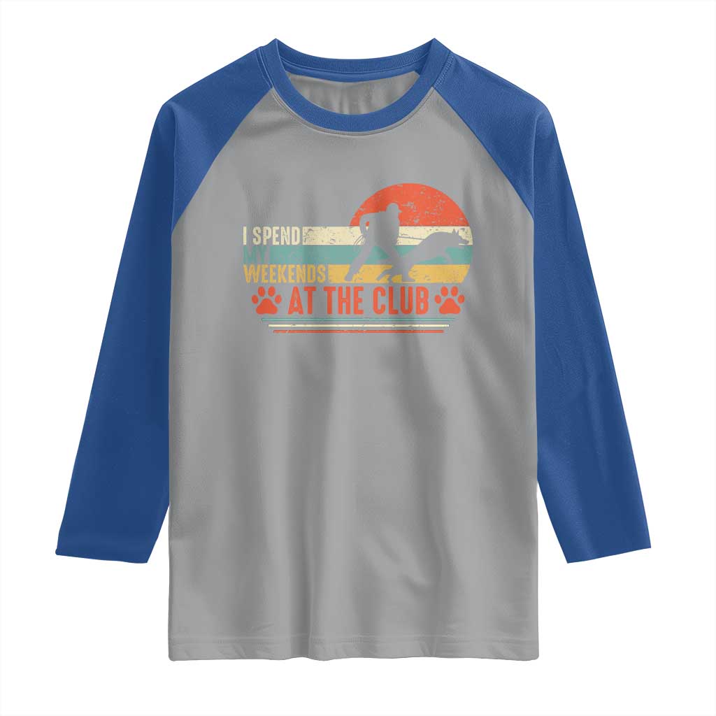 Funny IGP Bite Work Raglan Shirt Schutzhund Dog Training - Wonder Print Shop