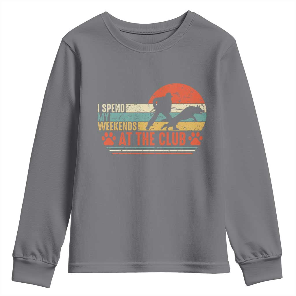 Funny IGP Bite Work Youth Sweatshirt Schutzhund Dog Training - Wonder Print Shop
