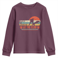 Funny IGP Bite Work Youth Sweatshirt Schutzhund Dog Training - Wonder Print Shop