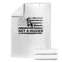 Belgian Malinois American Flag Throw Blanket K9 Dog Lovers German Shepherd - Wonder Print Shop