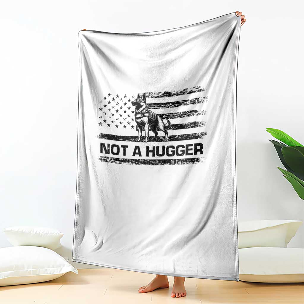 Belgian Malinois American Flag Throw Blanket K9 Dog Lovers German Shepherd - Wonder Print Shop