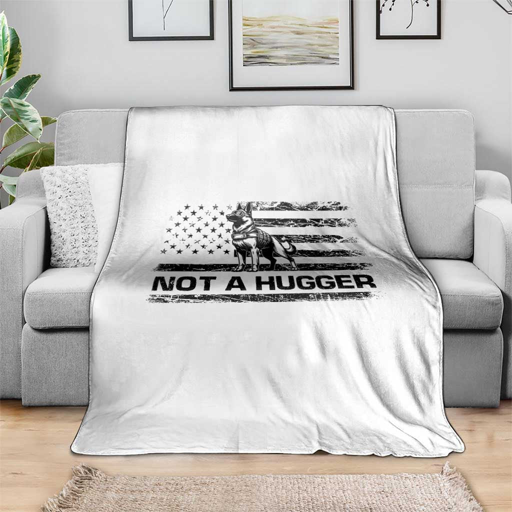 Belgian Malinois American Flag Throw Blanket K9 Dog Lovers German Shepherd - Wonder Print Shop