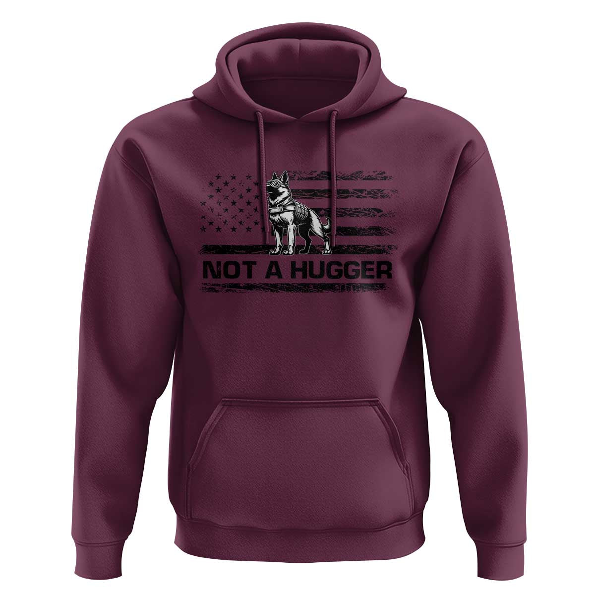 Belgian Malinois American Flag Hoodie K9 Dog Lovers German Shepherd - Wonder Print Shop