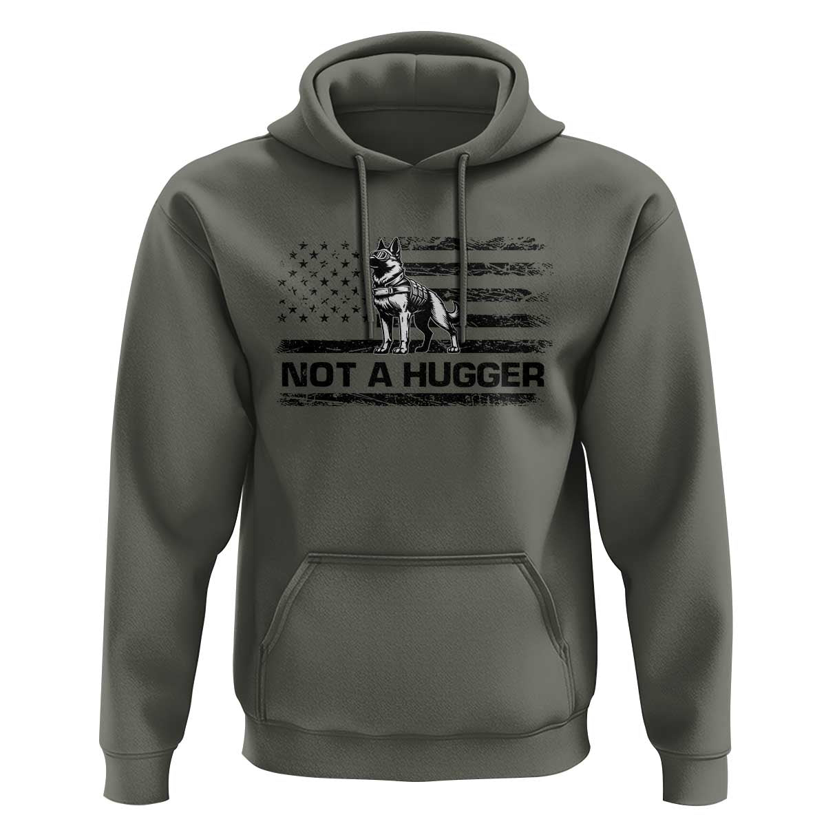 Belgian Malinois American Flag Hoodie K9 Dog Lovers German Shepherd - Wonder Print Shop