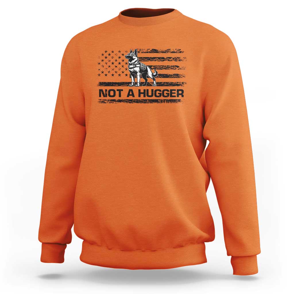 Belgian Malinois American Flag Sweatshirt K9 Dog Lovers German Shepherd - Wonder Print Shop