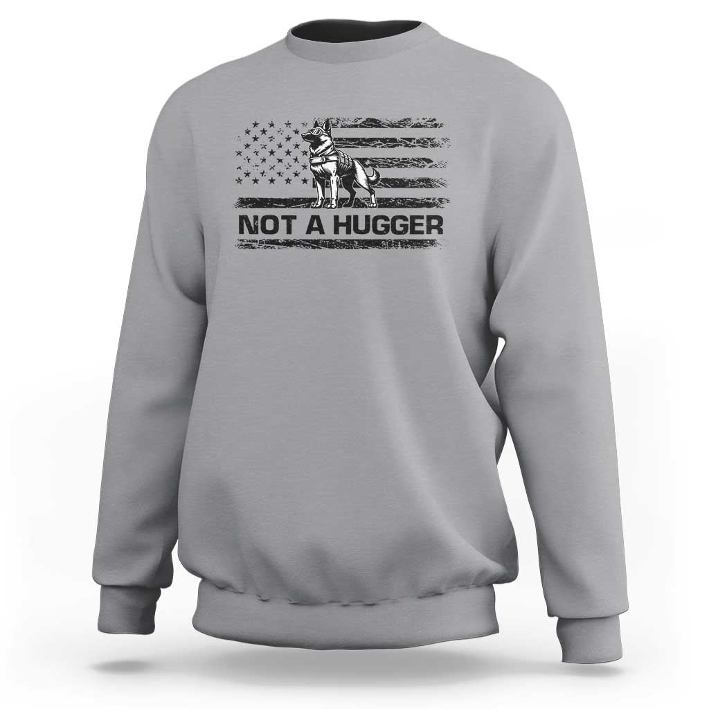 Belgian Malinois American Flag Sweatshirt K9 Dog Lovers German Shepherd - Wonder Print Shop