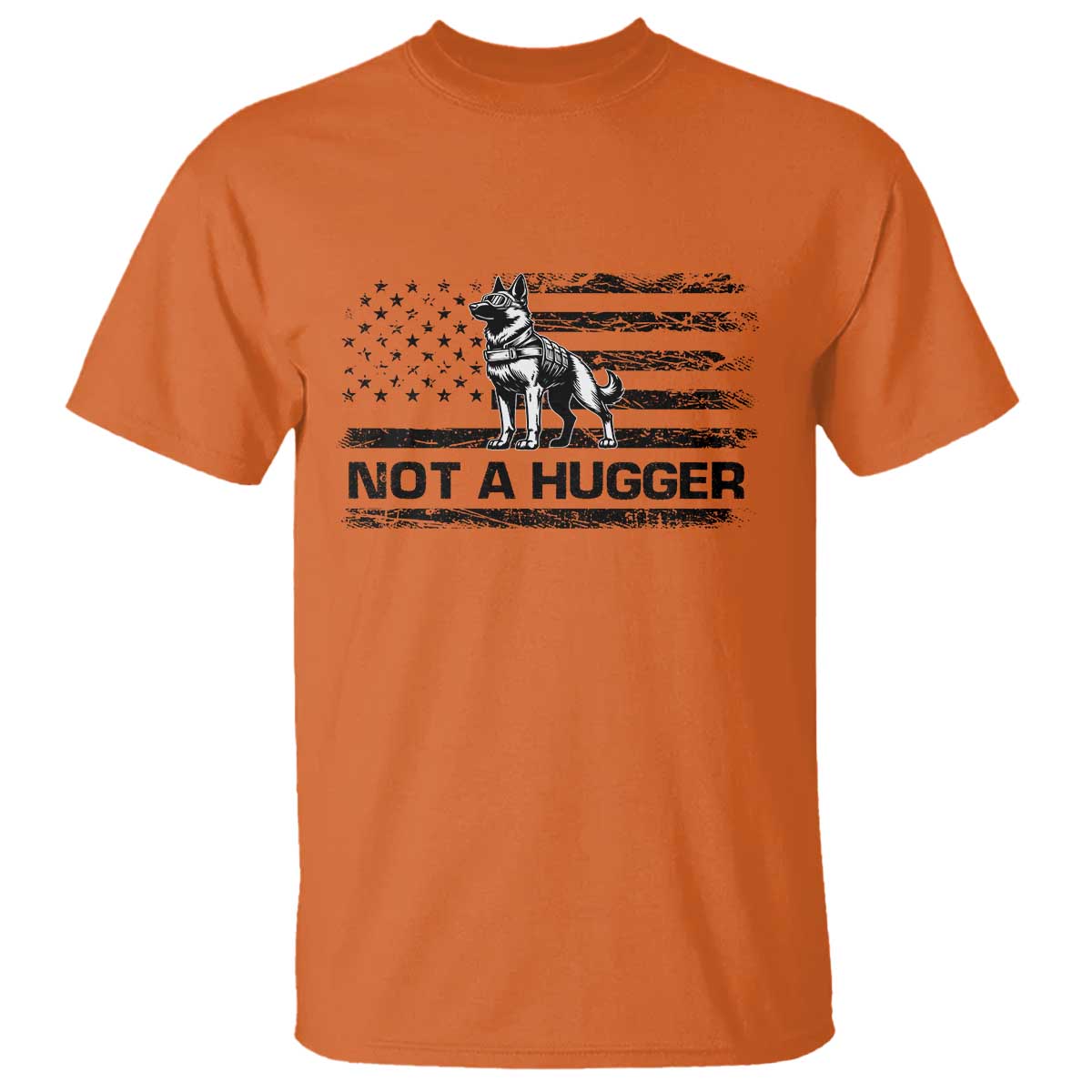 Belgian Malinois American Flag T Shirt K9 Dog Lovers German Shepherd - Wonder Print Shop