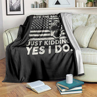 Funny K9 Throw Blanket Belgian Malinois American Flag Police Officer - Wonder Print Shop