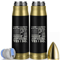 Funny K9 Bullet Tumbler Belgian Malinois American Flag Police Officer - Wonder Print Shop