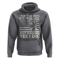 Funny K9 Hoodie Belgian Malinois American Flag Police Officer - Wonder Print Shop