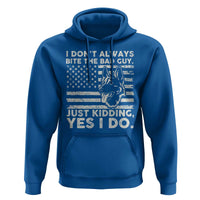 Funny K9 Hoodie Belgian Malinois American Flag Police Officer - Wonder Print Shop