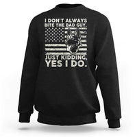 Funny K9 Sweatshirt Belgian Malinois American Flag Police Officer - Wonder Print Shop