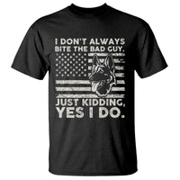 Funny K9 T Shirt Belgian Malinois American Flag Police Officer - Wonder Print Shop