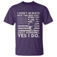 Funny K9 T Shirt Belgian Malinois American Flag Police Officer - Wonder Print Shop