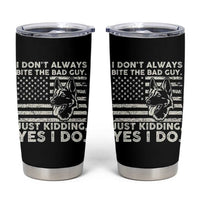 Funny K9 Tumbler Cup Belgian Malinois American Flag Police Officer - Wonder Print Shop
