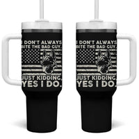 Funny K9 Tumbler With Handle Belgian Malinois American Flag Police Officer - Wonder Print Shop