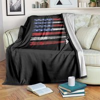 B2 Spirit Throw Blanket B-2 Stealth Bomber Aircraft American Flag Patriotic - Wonder Print Shop