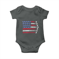 B2 Spirit Baby Onesie B-2 Stealth Bomber Aircraft American Flag Patriotic - Wonder Print Shop