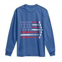 B2 Spirit Long Sleeve Shirt B-2 Stealth Bomber Aircraft American Flag Patriotic - Wonder Print Shop