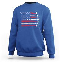 B2 Spirit Sweatshirt B-2 Stealth Bomber Aircraft American Flag Patriotic - Wonder Print Shop