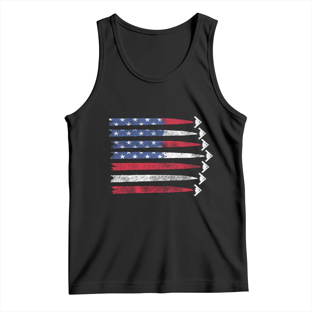 B2 Spirit Tank Top B-2 Stealth Bomber Aircraft American Flag Patriotic - Wonder Print Shop