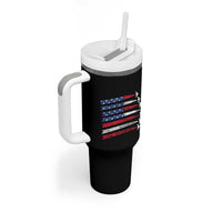 B2 Spirit Tumbler With Handle B-2 Stealth Bomber Aircraft American Flag Patriotic - Wonder Print Shop