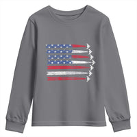 B2 Spirit Youth Sweatshirt B-2 Stealth Bomber Aircraft American Flag Patriotic - Wonder Print Shop