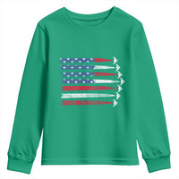 B2 Spirit Youth Sweatshirt B-2 Stealth Bomber Aircraft American Flag Patriotic - Wonder Print Shop
