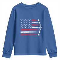 B2 Spirit Youth Sweatshirt B-2 Stealth Bomber Aircraft American Flag Patriotic - Wonder Print Shop