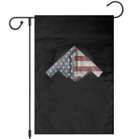 B2 Spirit Garden Flag B-2 Bomber Stealth Aircraft Schematic American Flag - Wonder Print Shop