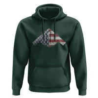 B2 Spirit Hoodie B-2 Bomber Stealth Aircraft Schematic American Flag - Wonder Print Shop