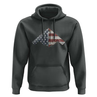 B2 Spirit Hoodie B-2 Bomber Stealth Aircraft Schematic American Flag - Wonder Print Shop
