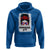 Boricua Girl Hoodie Messy Bun Puerto Rican Flag Hibiscus Flower - Wonder Print Shop