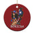 Puerto Rico Pin Up Girl Christmas Ornament Taino Boricua Puerto Rican Flag - Wonder Print Shop