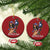 Puerto Rico Pin Up Girl Christmas Ornament Taino Boricua Puerto Rican Flag - Wonder Print Shop