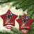 Puerto Rico Pin Up Girl Christmas Ornament Taino Boricua Puerto Rican Flag - Wonder Print Shop