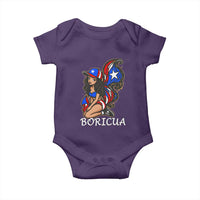 Puerto Rico Pin Up Girl Baby Onesie Taino Boricua Puerto Rican Flag - Wonder Print Shop