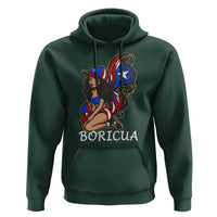 Puerto Rico Pin Up Girl Hoodie Taino Boricua Puerto Rican Flag - Wonder Print Shop