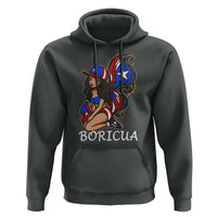 Puerto Rico Pin Up Girl Hoodie Taino Boricua Puerto Rican Flag - Wonder Print Shop