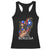 Puerto Rico Pin Up Girl Racerback Tank Top Taino Boricua Puerto Rican Flag - Wonder Print Shop