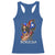 Puerto Rico Pin Up Girl Racerback Tank Top Taino Boricua Puerto Rican Flag - Wonder Print Shop