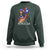 Puerto Rico Pin Up Girl Sweatshirt Taino Boricua Puerto Rican Flag - Wonder Print Shop