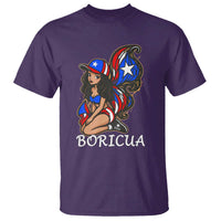 Puerto Rico Pin Up Girl T Shirt Taino Boricua Puerto Rican Flag - Wonder Print Shop