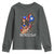 Puerto Rico Pin Up Girl Youth Sweatshirt Taino Boricua Puerto Rican Flag - Wonder Print Shop