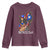 Puerto Rico Pin Up Girl Youth Sweatshirt Taino Boricua Puerto Rican Flag - Wonder Print Shop