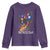Puerto Rico Pin Up Girl Youth Sweatshirt Taino Boricua Puerto Rican Flag - Wonder Print Shop