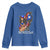Puerto Rico Pin Up Girl Youth Sweatshirt Taino Boricua Puerto Rican Flag - Wonder Print Shop