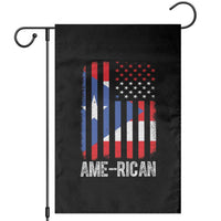 Puerto Rican American Flag Garden Flag AME-RICAN Boricua Pride