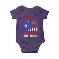 Puerto Rican American Flag Baby Onesie AME-RICAN Boricua Pride